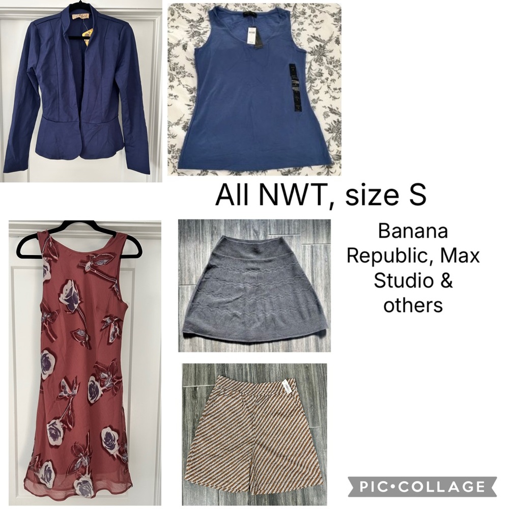 Big women’s clothing lot S NWT dress skirt pants leggings shirt top blazer scarf